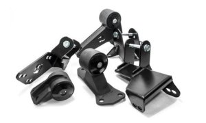Honda Civic Engine Mount Kit - Innovative Mounts - 95A Bushings - Black - `96-`00